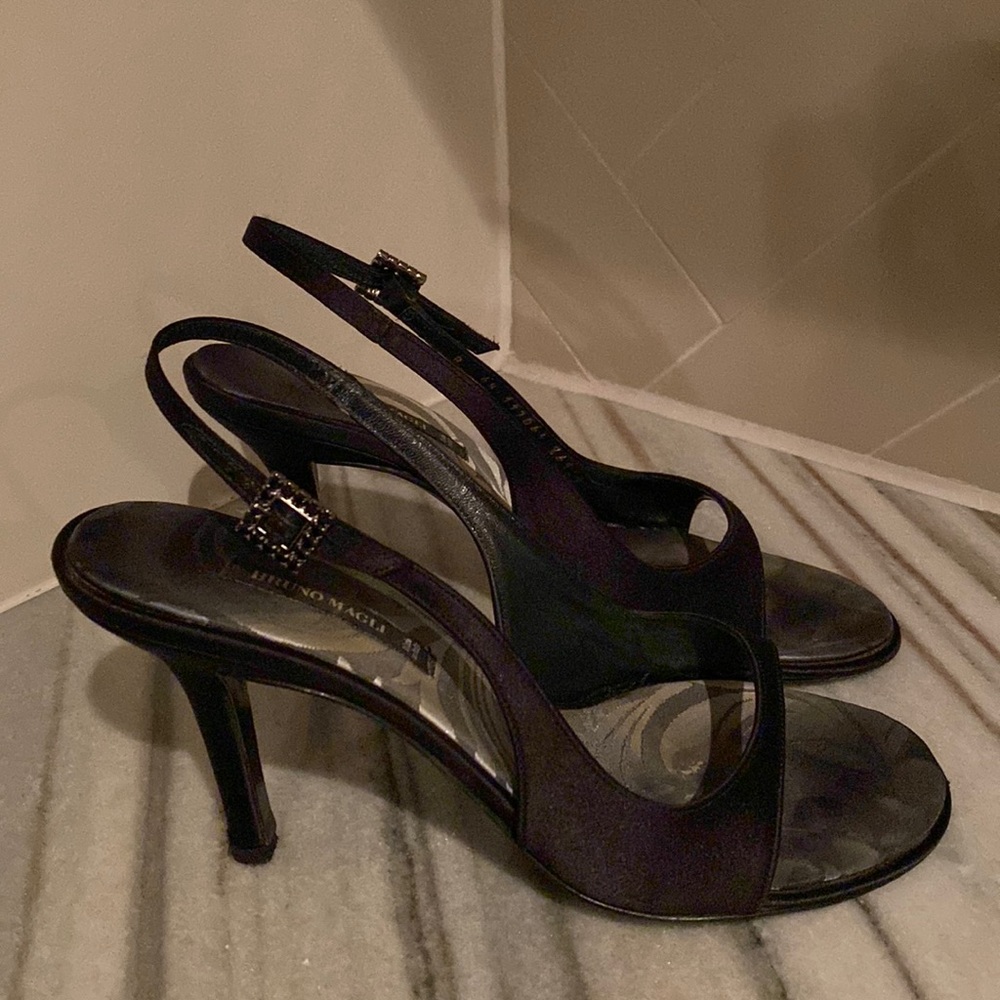 Bruno Magli High Heeled Slingback Sandals